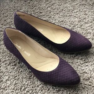NWT Clarks mena bloom flat heels